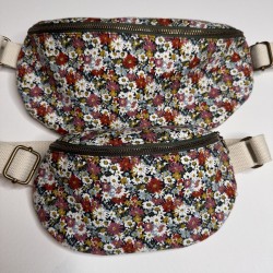 sac banane en Liberty Fabrics Libby flowers ( tissu lantana) pour fille