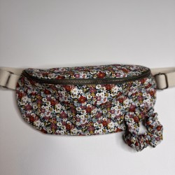 sac banane en Liberty Fabrics Libby flowers ( tissu lantana)