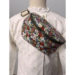 sac banane en Liberty Fabrics Libby flowers ( tissu lantana) pour fille